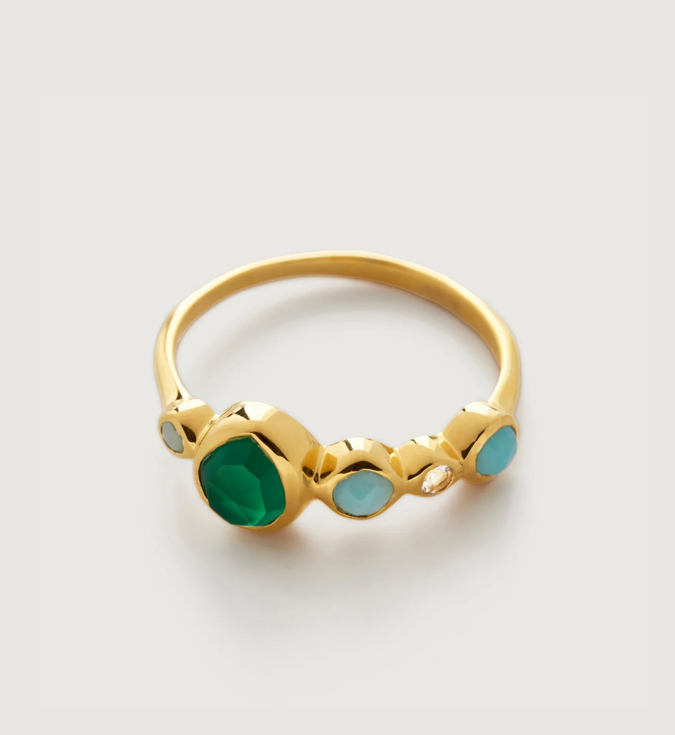 Siren Bezel Multi Gemstone Ring