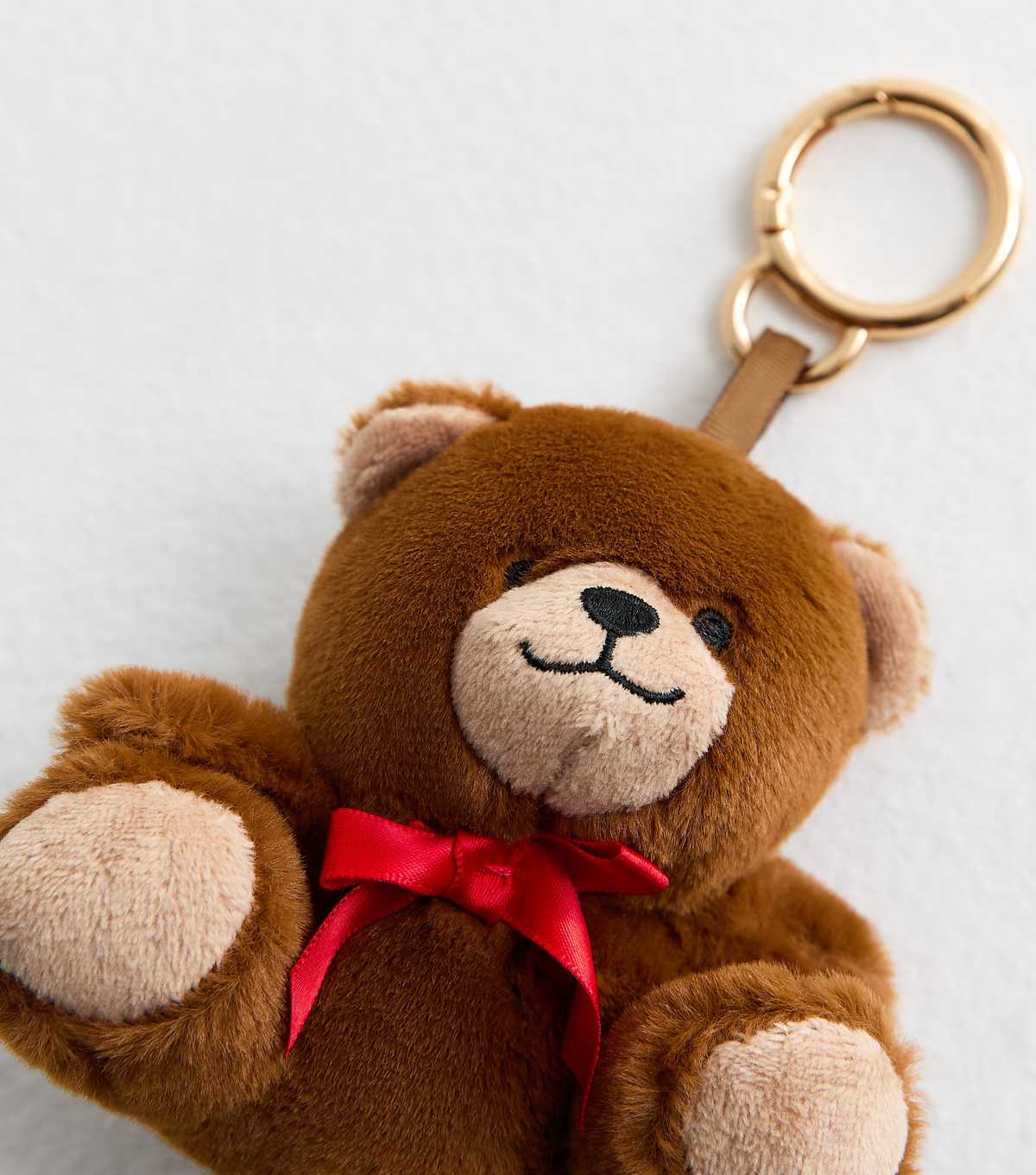 Brown Teddy Bear Plush Bag Charm